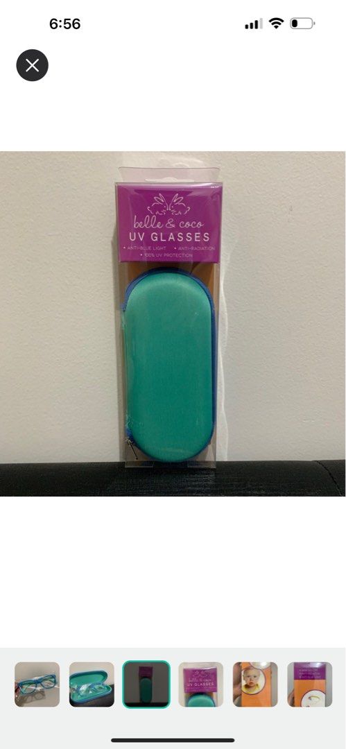 Belle & Coco UV Glasses with Pouch (Blue) (Category: Babies & Kids Fashion) located in San Juan City. Submitted by abbiefajardo (Listing ID 1204085367, Image 3). Description: Protect baby’s 20/20 vision with these UV glasses. Includes pouch and glasses 100% UV protection Anti-blue light, anti-radiation Zip closure pouch SKU Code: NCP-10085663.