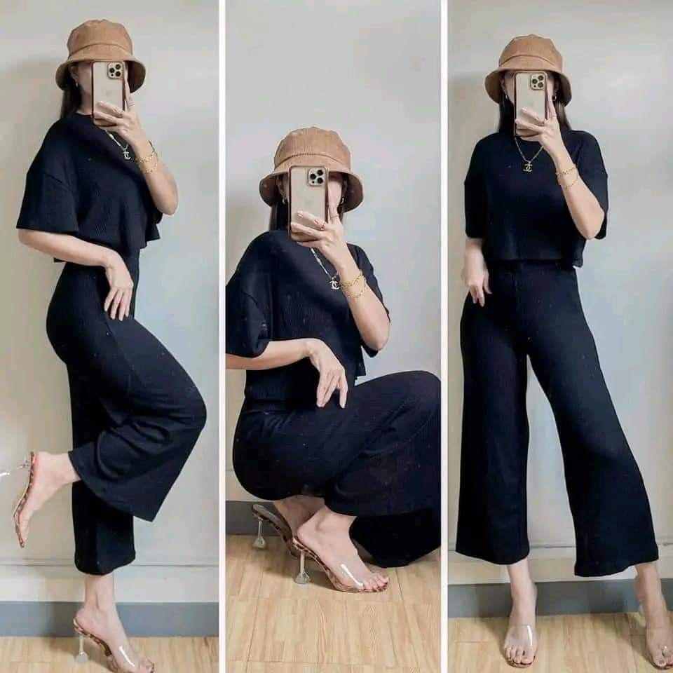 BIA TERNO (Category: Sets or Coordinates) located in Cainta. Submitted by agirlnamedkatkatII (Listing ID 1203971518, Image 3). Description: BIA TERNO P380.00 FABRIC: KOREA KNITTED FREESIZE CAN FIT FROM SMALL TO SEMI XL NOTE: PLEASE PROVIDE 2ND AND 3RD COLOR OPTION.
