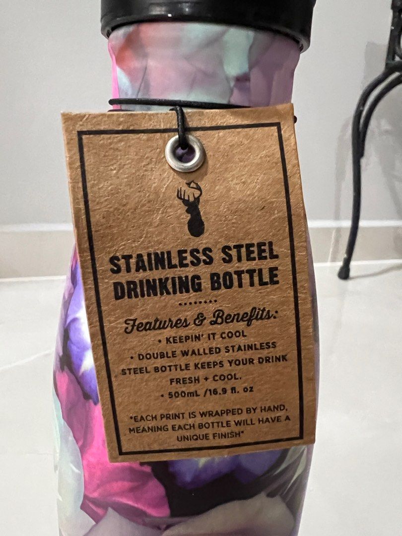 Brand new typo flask, Furniture & Home Living, Kitchenware & Tableware