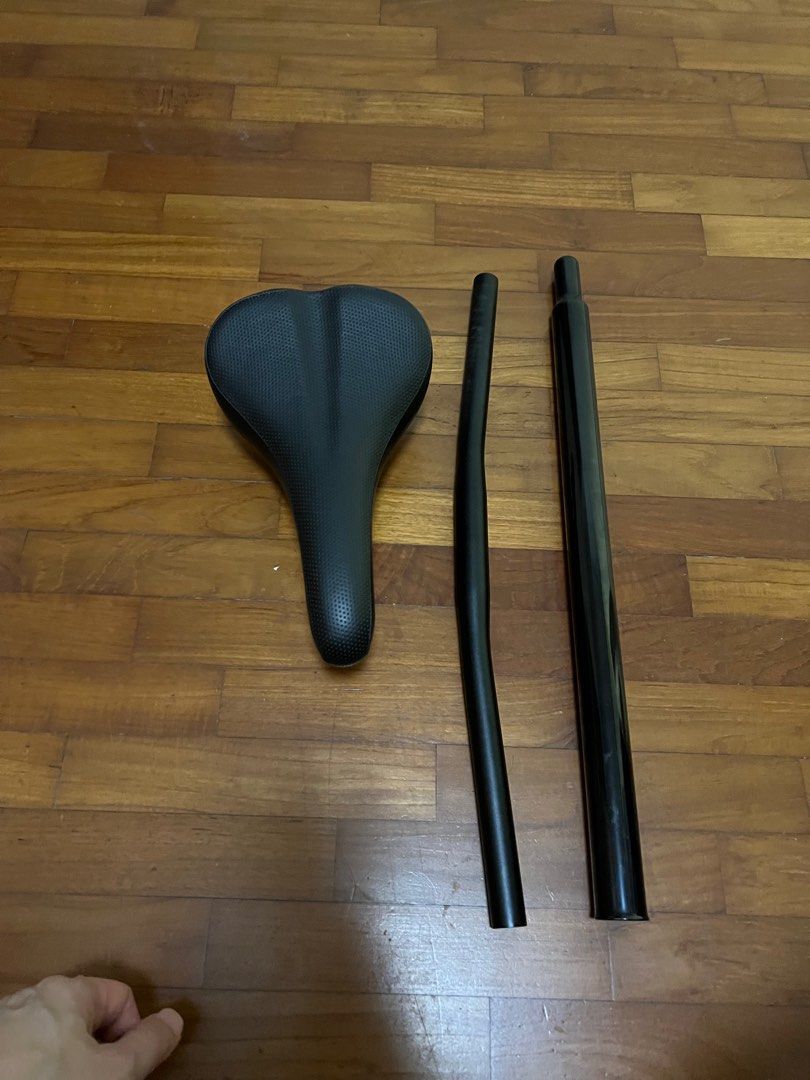 Brompton Pentaclip wide saddle seatpose S bar, Sports Equipment