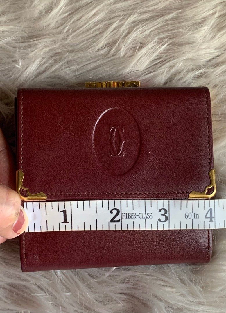 Cartier short wallet, Luxury, Bags & Wallets on Carousell