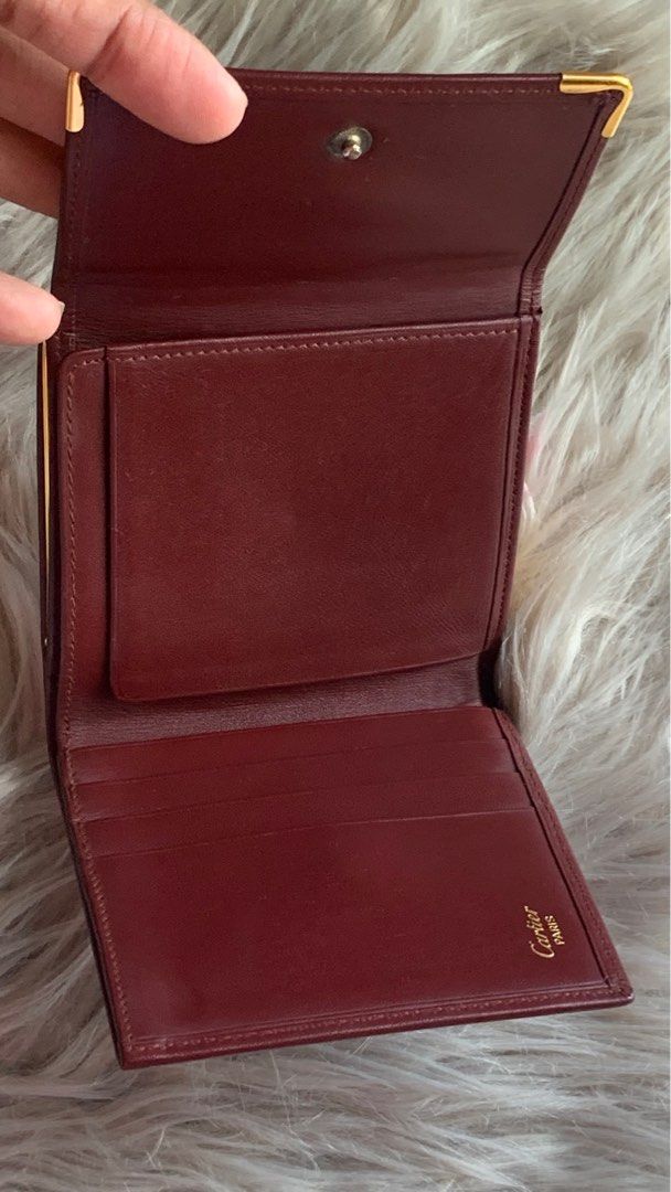 Cartier short wallet, Luxury, Bags & Wallets on Carousell