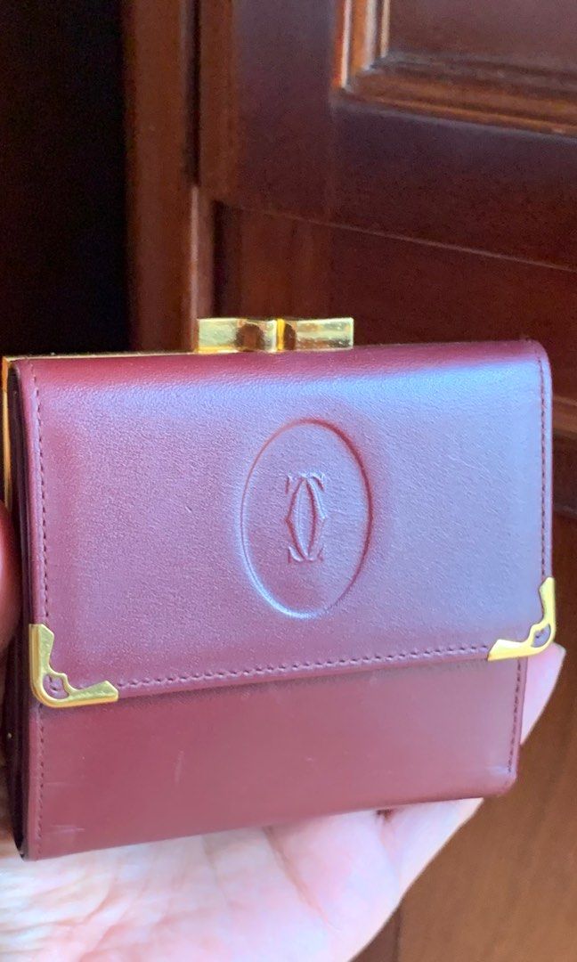 Cartier short wallet, Luxury, Bags & Wallets on Carousell