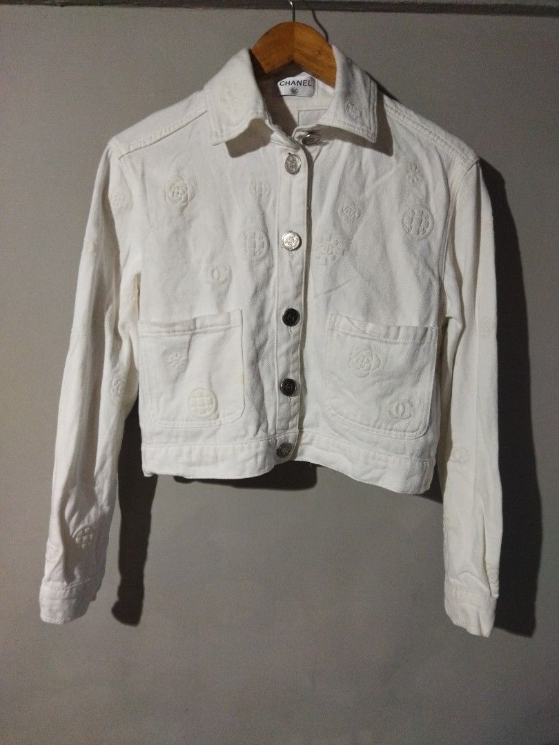 Chanel Denim Jacket Luxury Apparel on Carousell