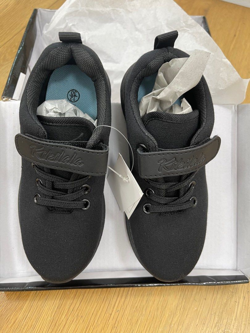 Kids black clearance canvas shoes
