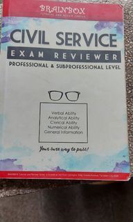 Civil Service exam reviewer