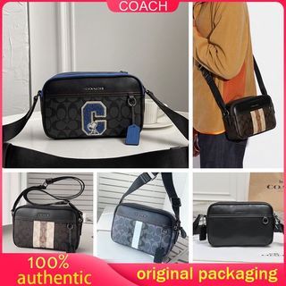 Coach authentic leather sling bag men
