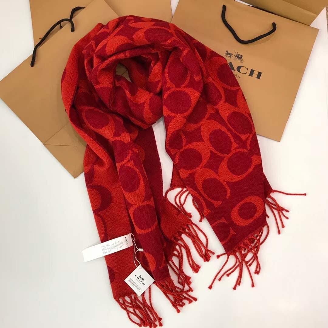 Coach Scarf, Women's Fashion, Watches & Accessories, Scarves on Carousell
