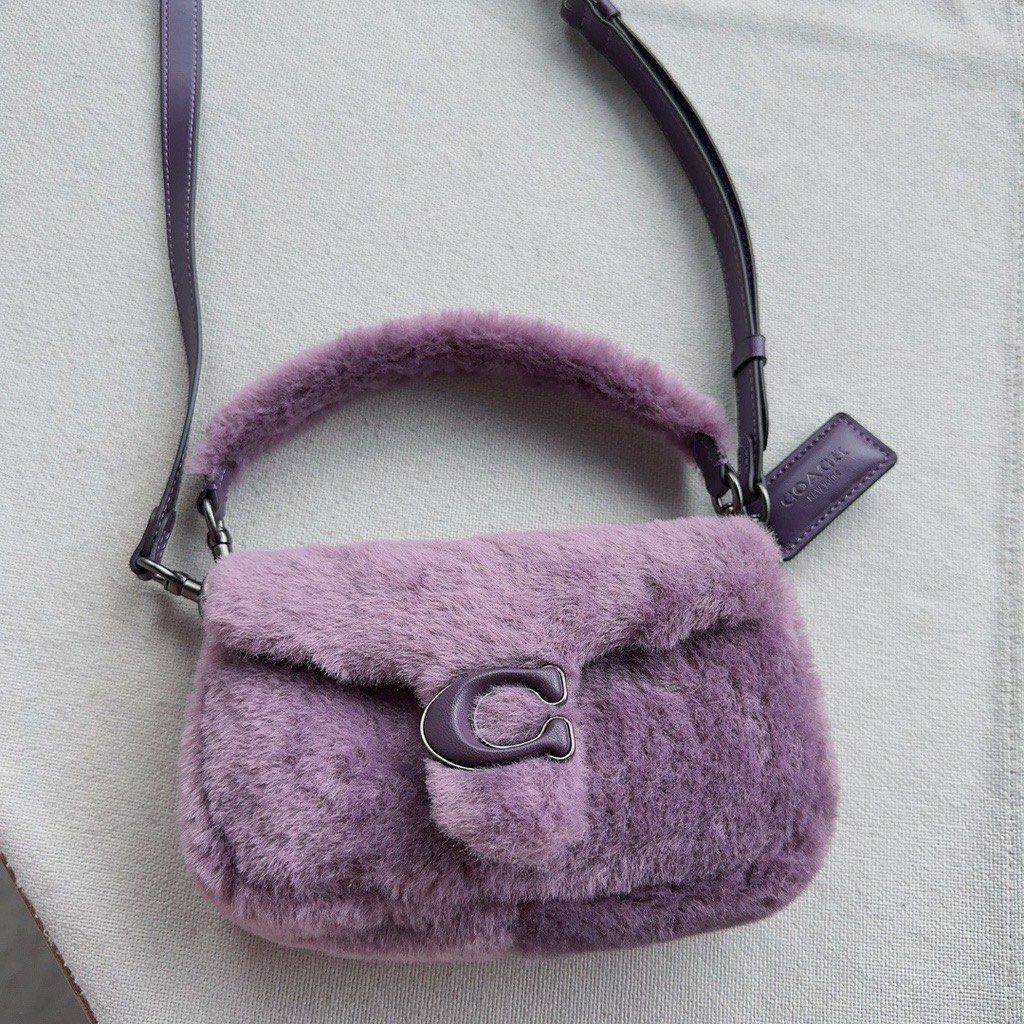 Coach tabby sales fur