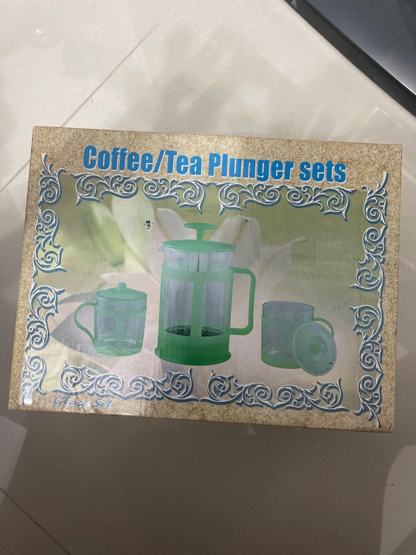 Coffee/tea plunger set, Furniture & Home Living, Kitchenware
