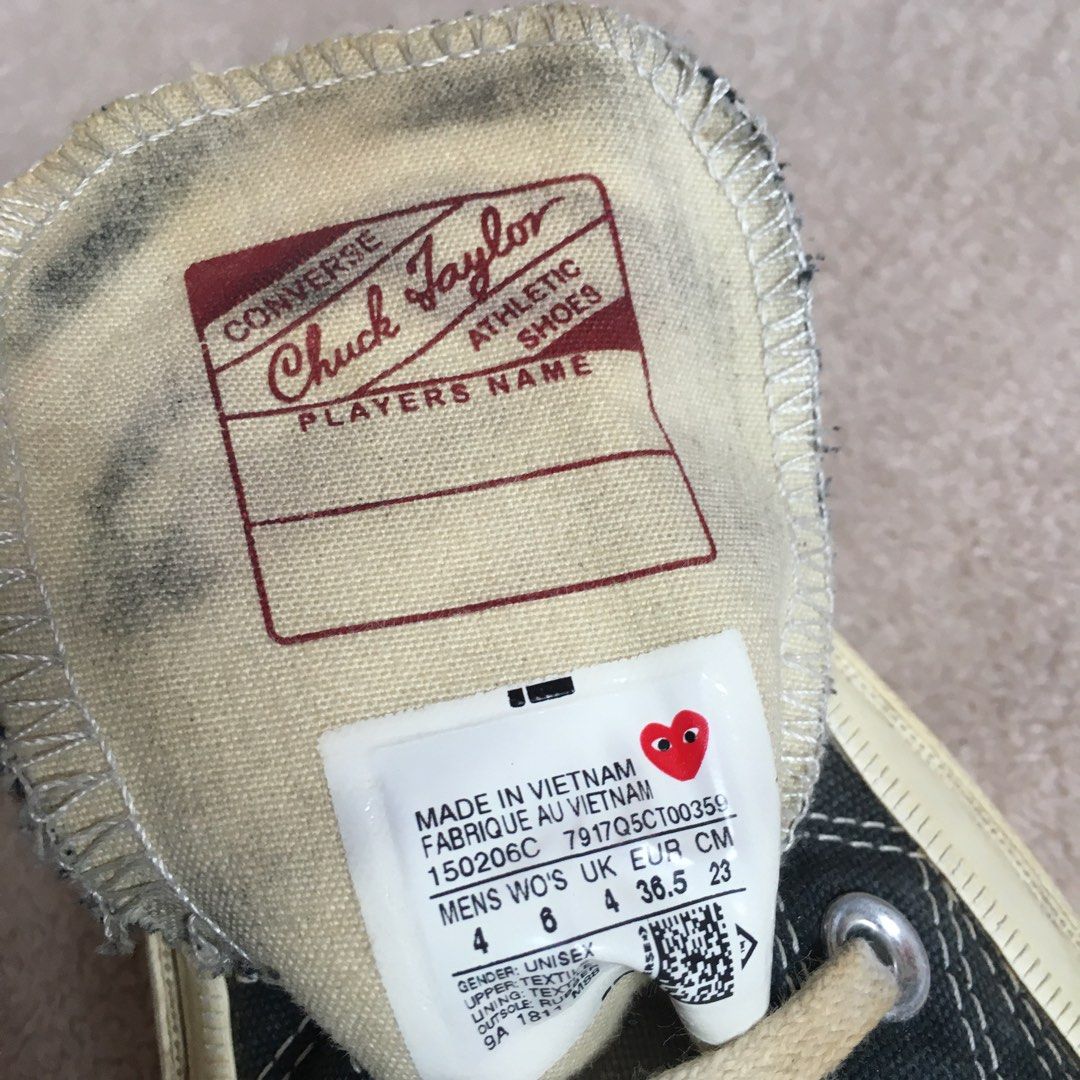 commes de garcon platform sneakers