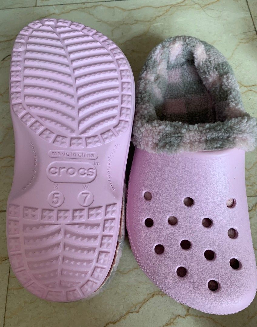Fuzzy winter new arrivals crocs