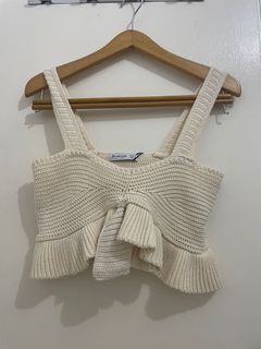 CROP TOP KNITTED STRADIVARIUS {NEW!}