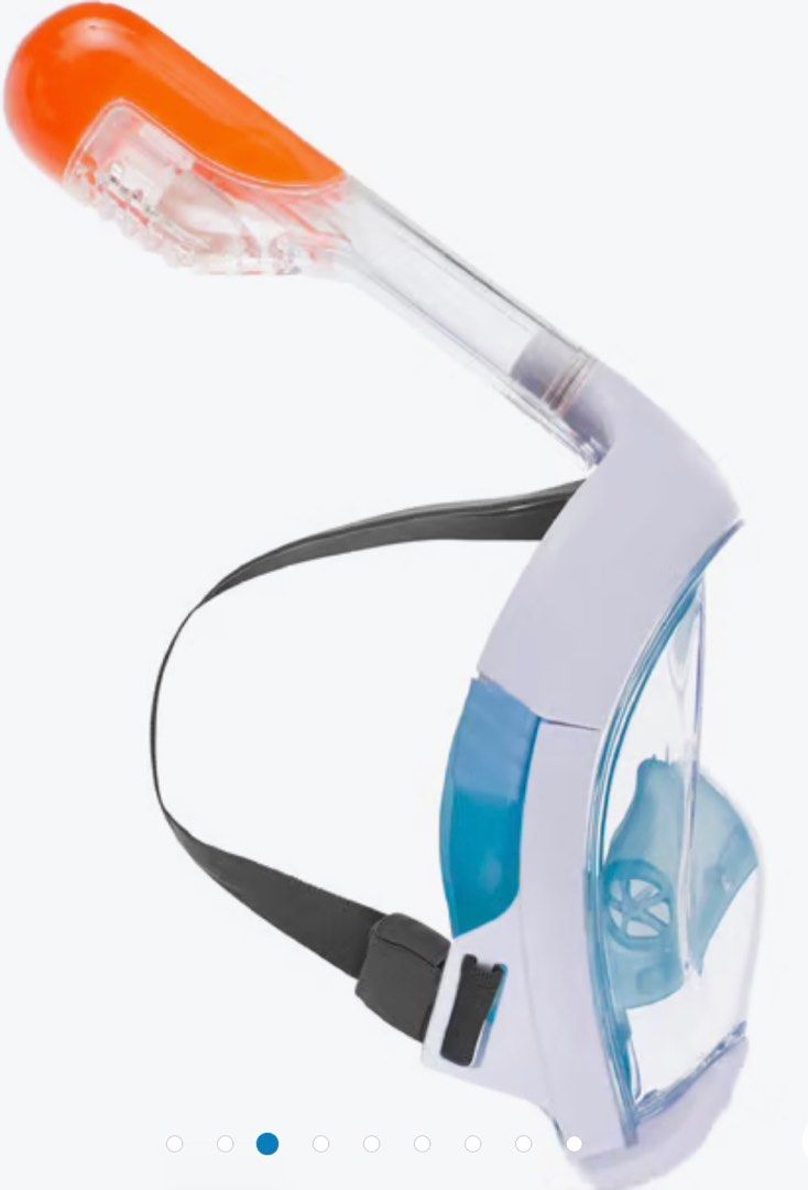 Decathlon Snorkeling Surface FullFace Mask Subea Easybreath Blue