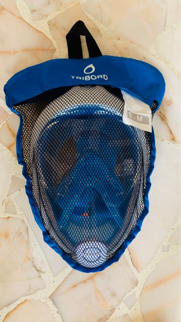 Decathlon Snorkeling Surface FullFace Mask Subea Easybreath Blue