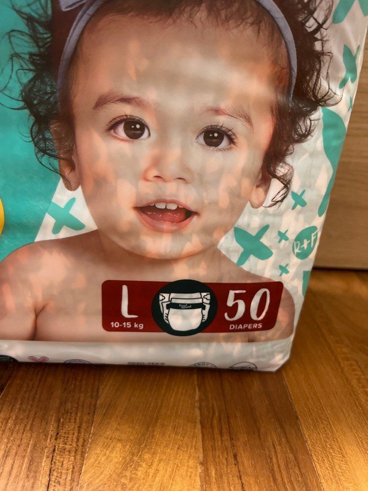 Rascal Friends Diapers Size L Tape, Babies & Kids, Bathing & Changing
