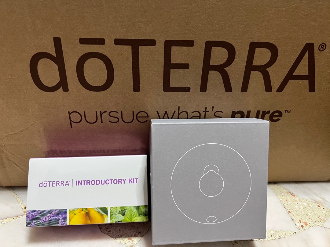 doTERRA Bubble Diffuser + Introductory Kit, Furniture & Home Living ...