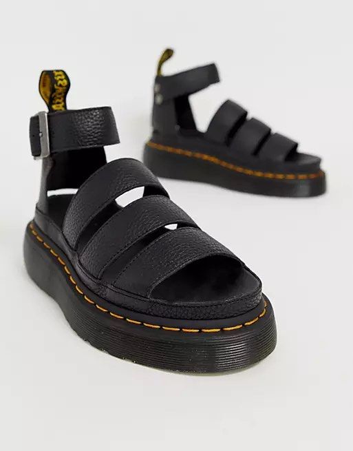 Clarissa ii quad leather platform sandals deals