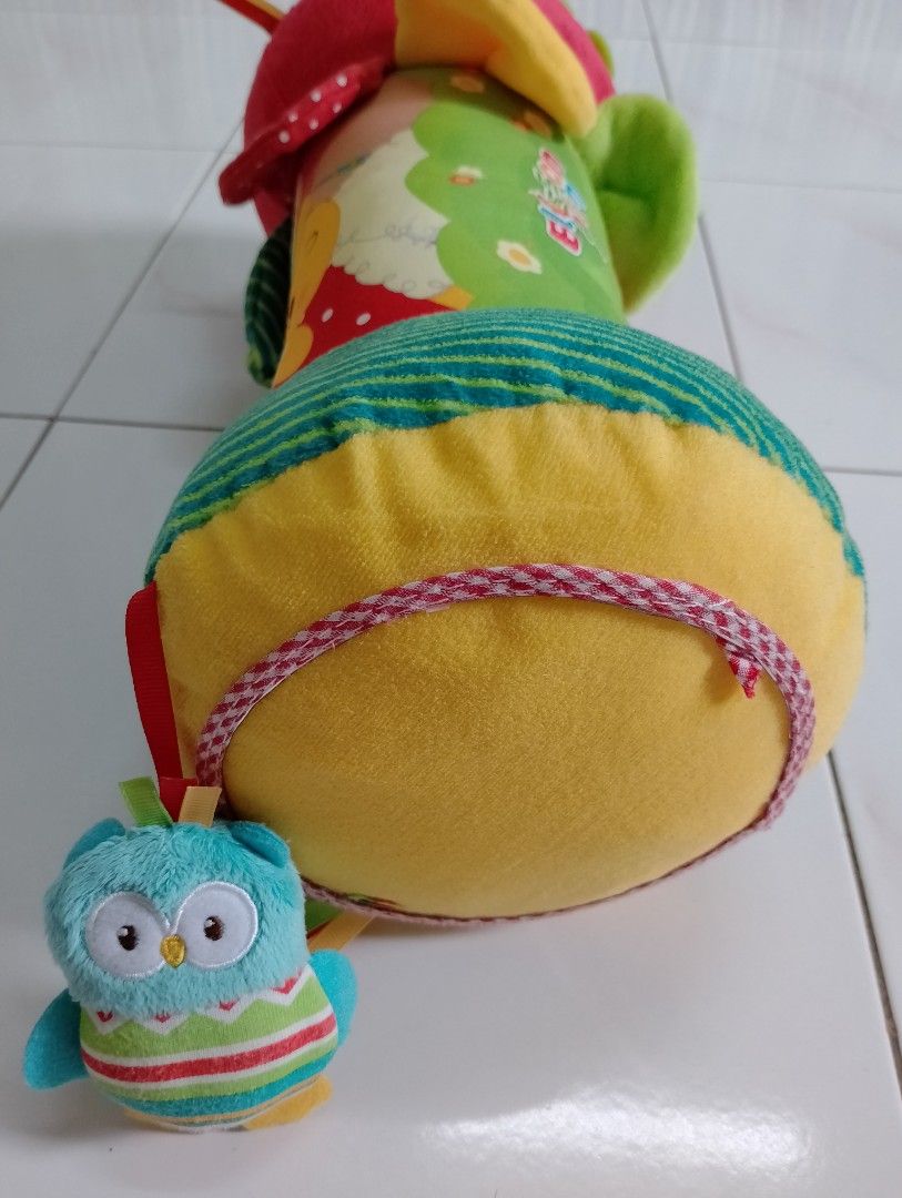 Elc blossom farm shop tummy time roller