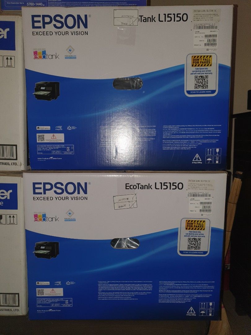 EPSON L15150 AIO PIGMENT Bnew 2 Years Warranty, Computers & Tech
