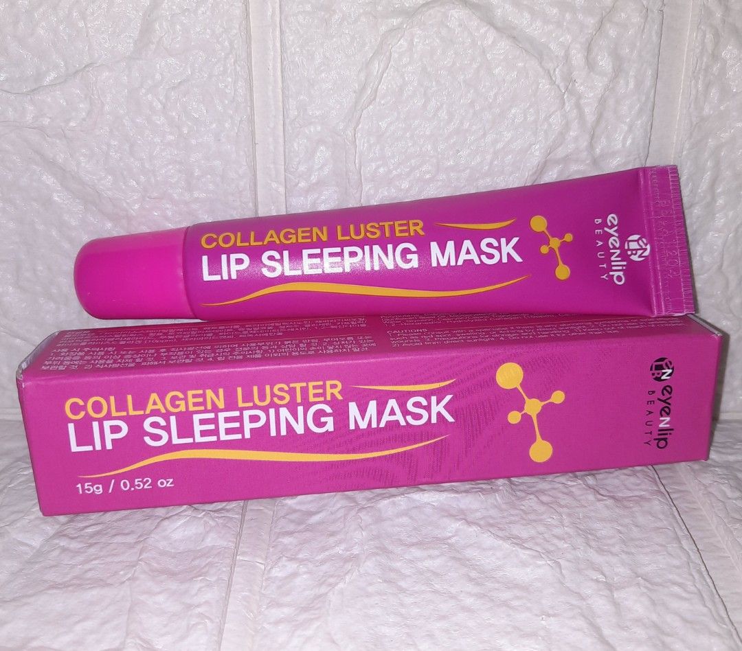 EyeNLip Beauty Collagen Luster Lip Sleeping Mask 15g (Made in Korea ...