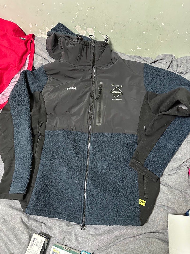 FCRB POLARTEC FLEECE HYBRID BLOUSON, 男裝, 外套及戶外衣服- Carousell