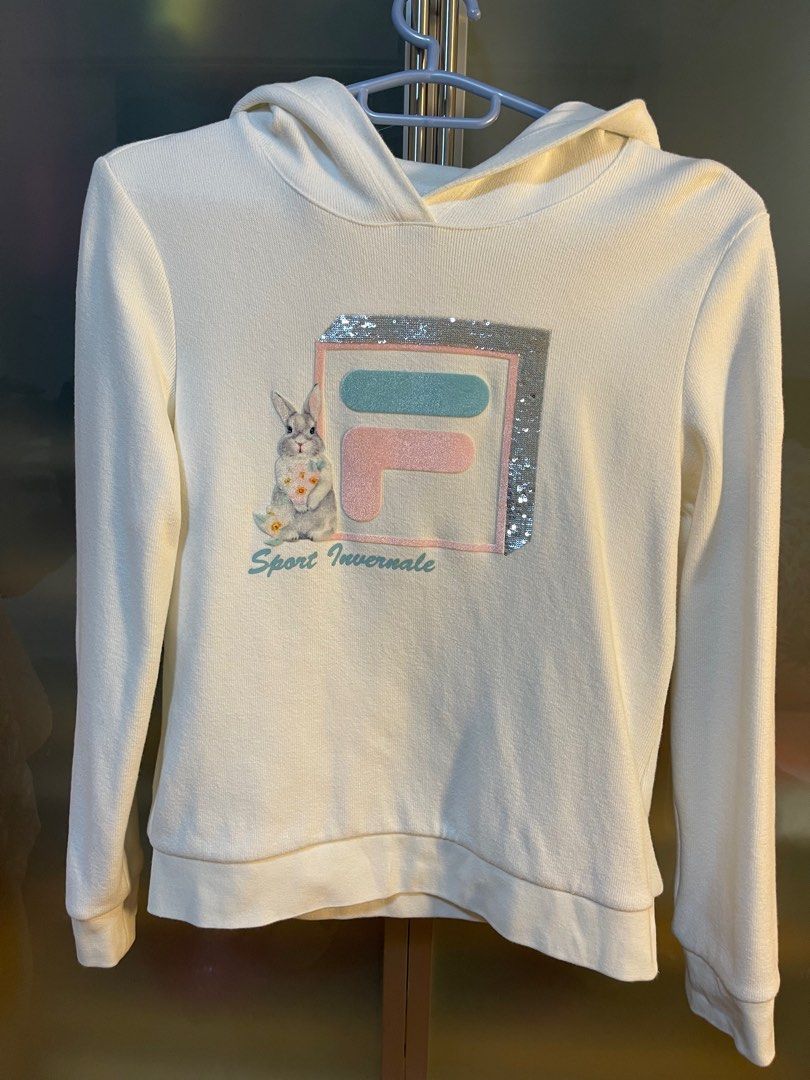 Girls fila hoodie hotsell