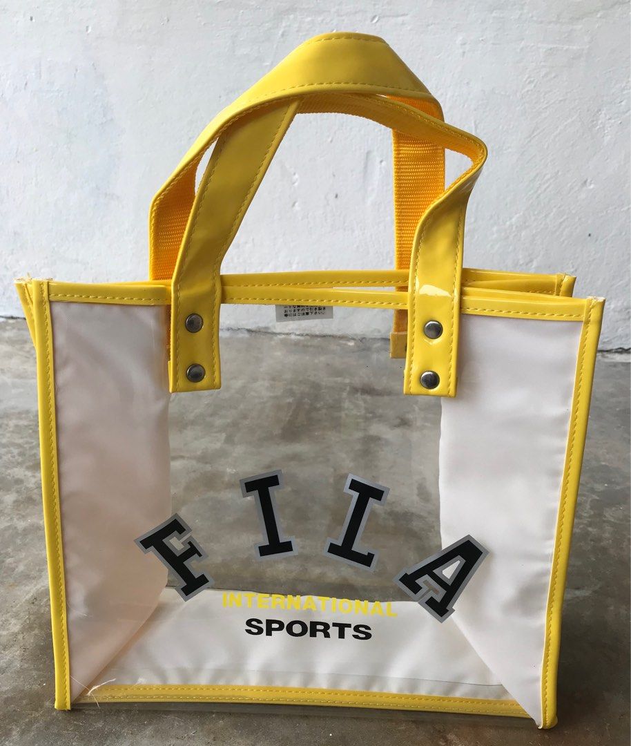 Fila transparent hotsell bag