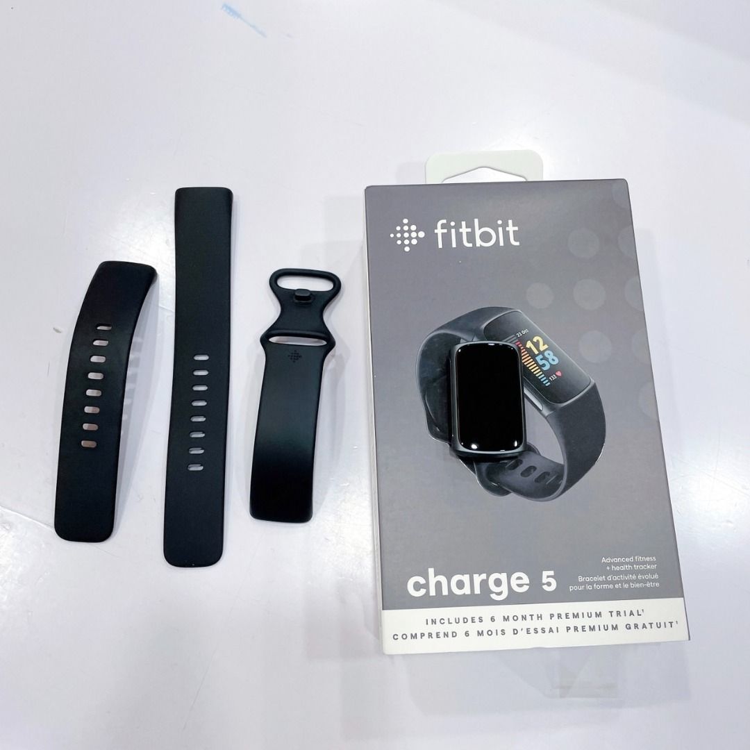 艾爾巴二手】fitbit charge 5 石墨黑健康智慧手環運動手錶#二手手錶