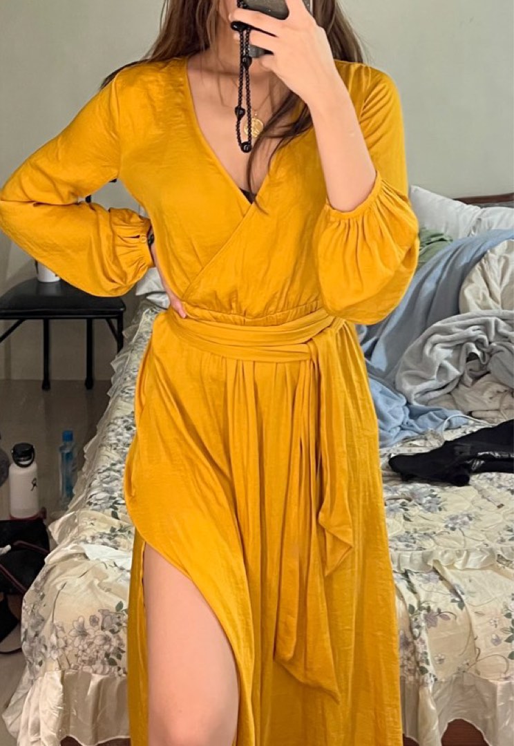 Mustard yellow dress forever 21 2025
