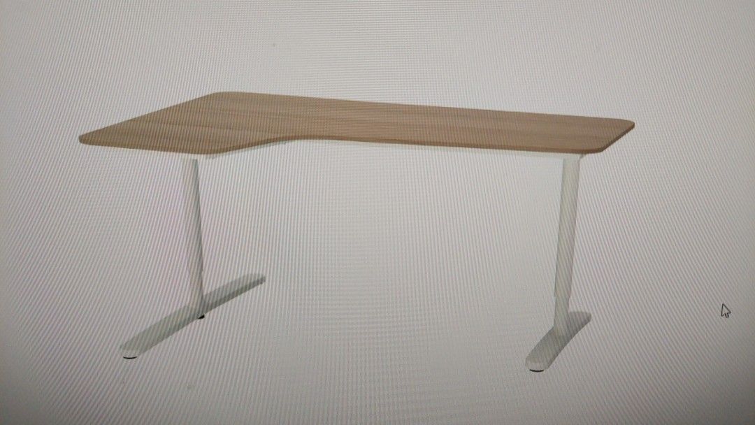 [FREE DELIVERY] Ikea Bekant Table Corner desk left, Furniture & Home