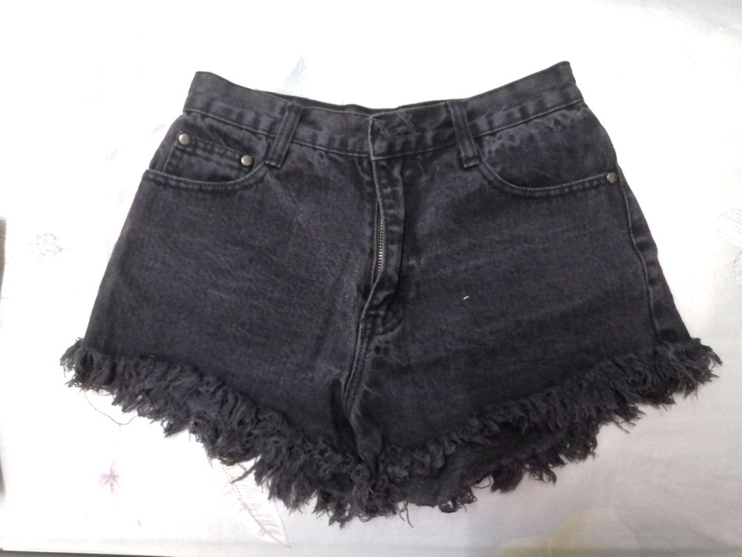 Free!!!! Women Jeans Short black pants, Women's Fashion, Bottoms, Shorts on Carousell