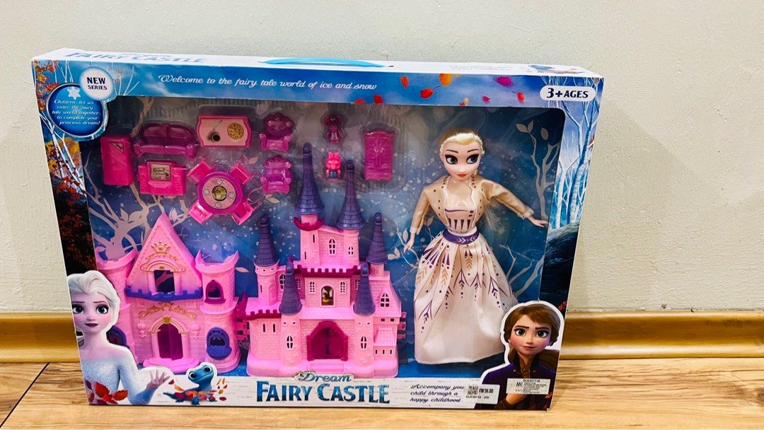 Frozen fairy castle toy set New, Hobbies & Toys, Toys & Games on Carousell