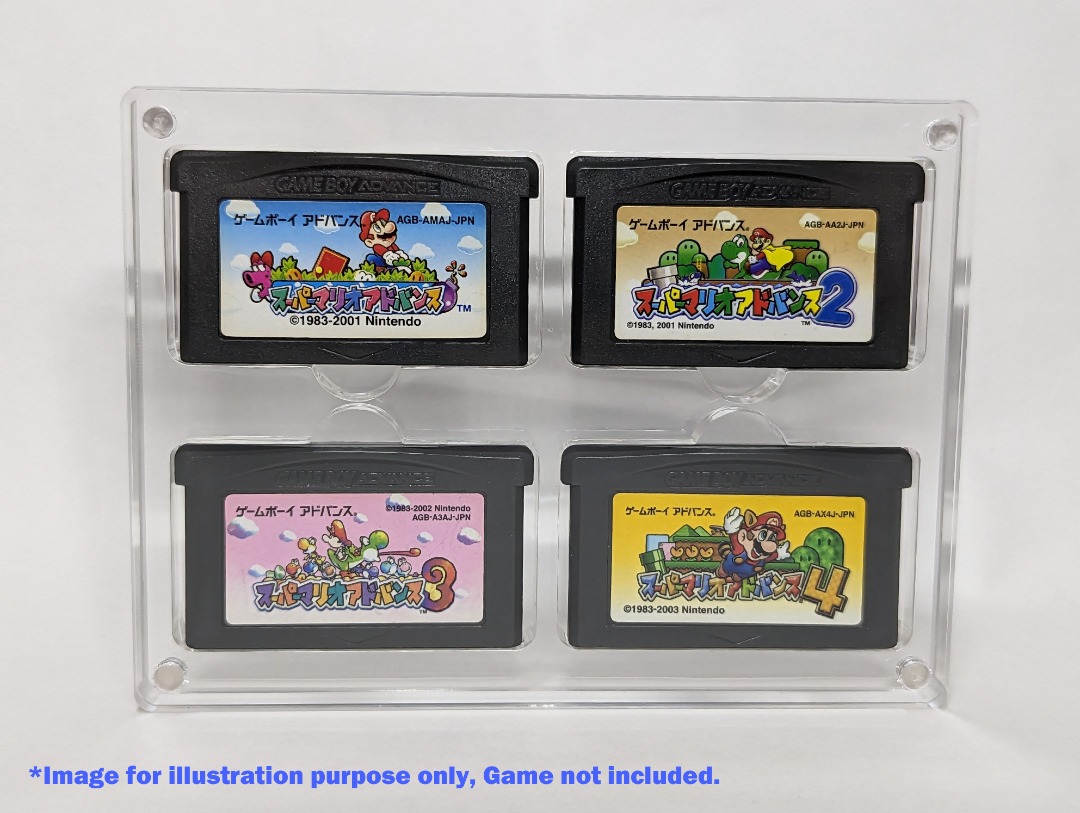 Gameboy, Gameboy Advance, NDS & 3DS game cartridge acrylic display case
