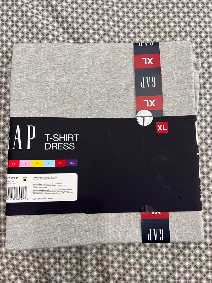 GAP T-Shirt Dress (Category: Dresses) located in Manila. Submitted by timothy_28 (Listing ID 1204157940, Image 2). Description: GAP 📌 T-Shirt Dress 📌 Soft, light weight 📌 Straight silhouette w/ a relaxed fit 📌 Hits right above the kneee.