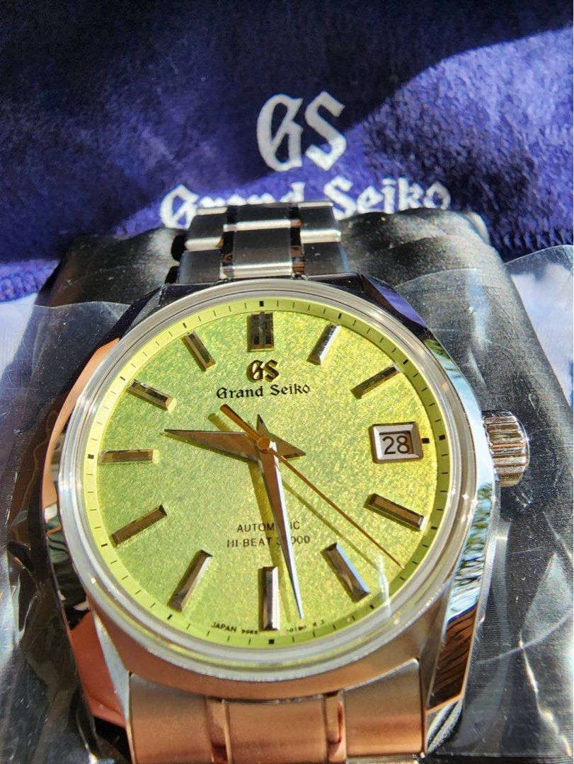 Grand Seiko Thailand limited edition SBGH303: Koke-iro (Green Moss),  Luxury, Watches on Carousell