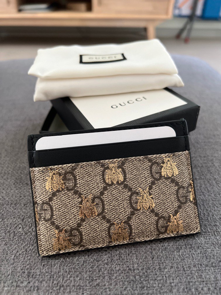 Gucci Card Holder, Men's Fashion, Watches & Accessories, Wallets & Card ...