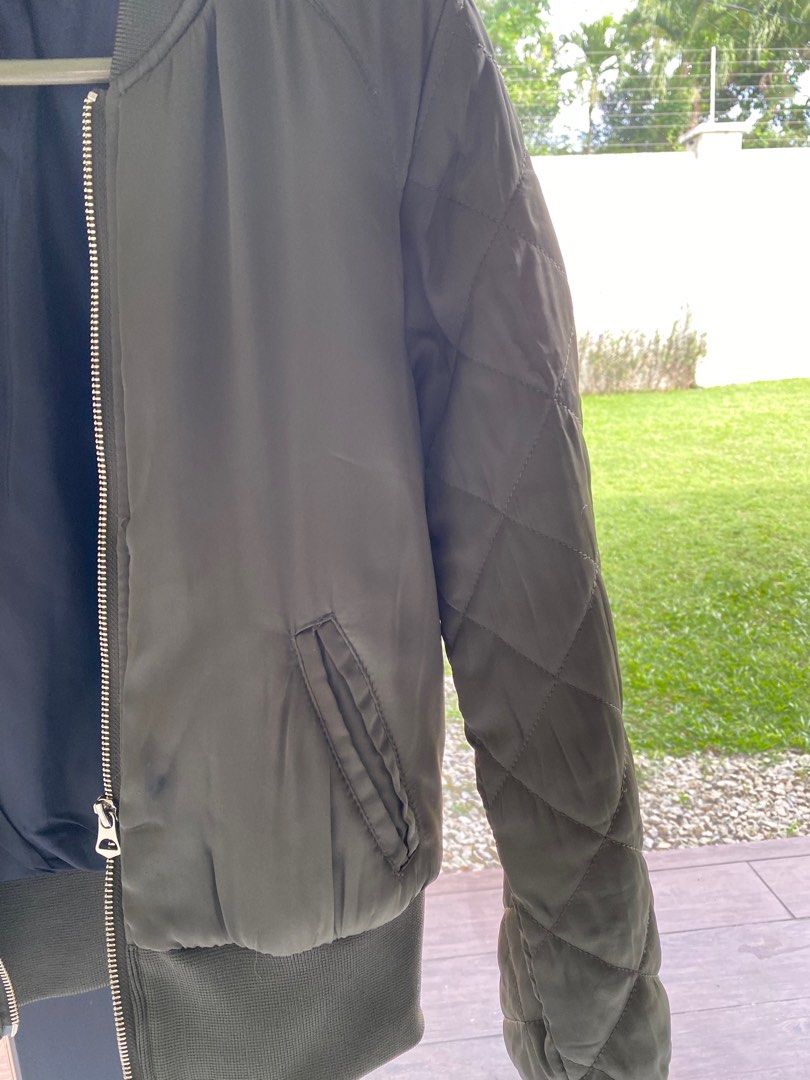 H and hotsell m bomber jacket
