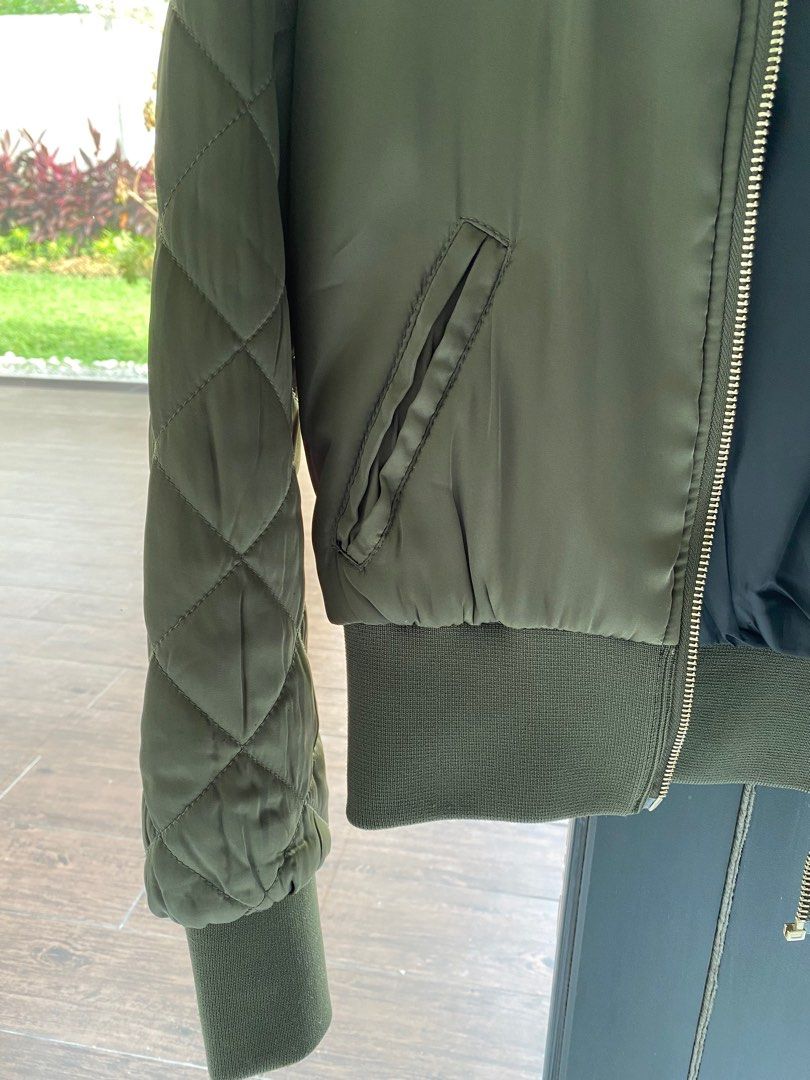 H M Bomber Jacket Women s Fashion Coats Jackets and Outerwear