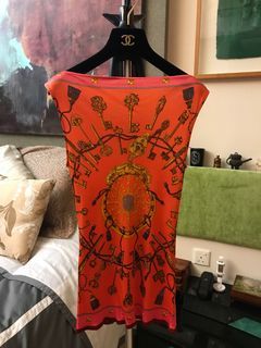 Hermes silk top size 34