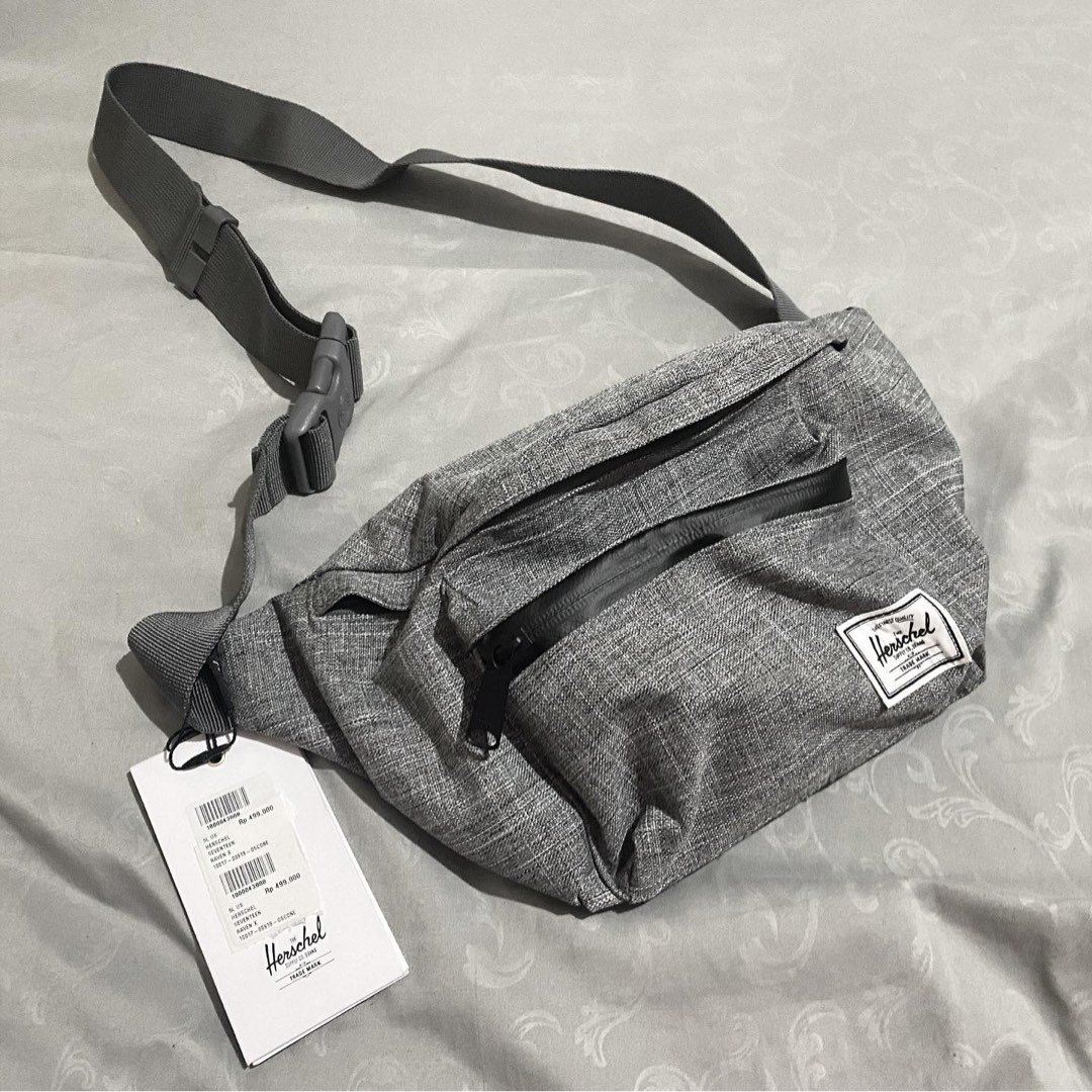 Herschel waist bag new tas baru, Fesyen Pria, Tas & Dompet , Tas