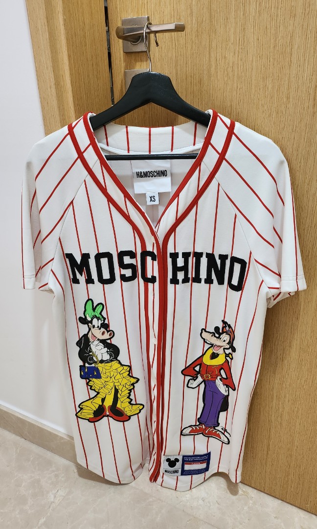 Hu0026M Moschino baseball jersey XS size