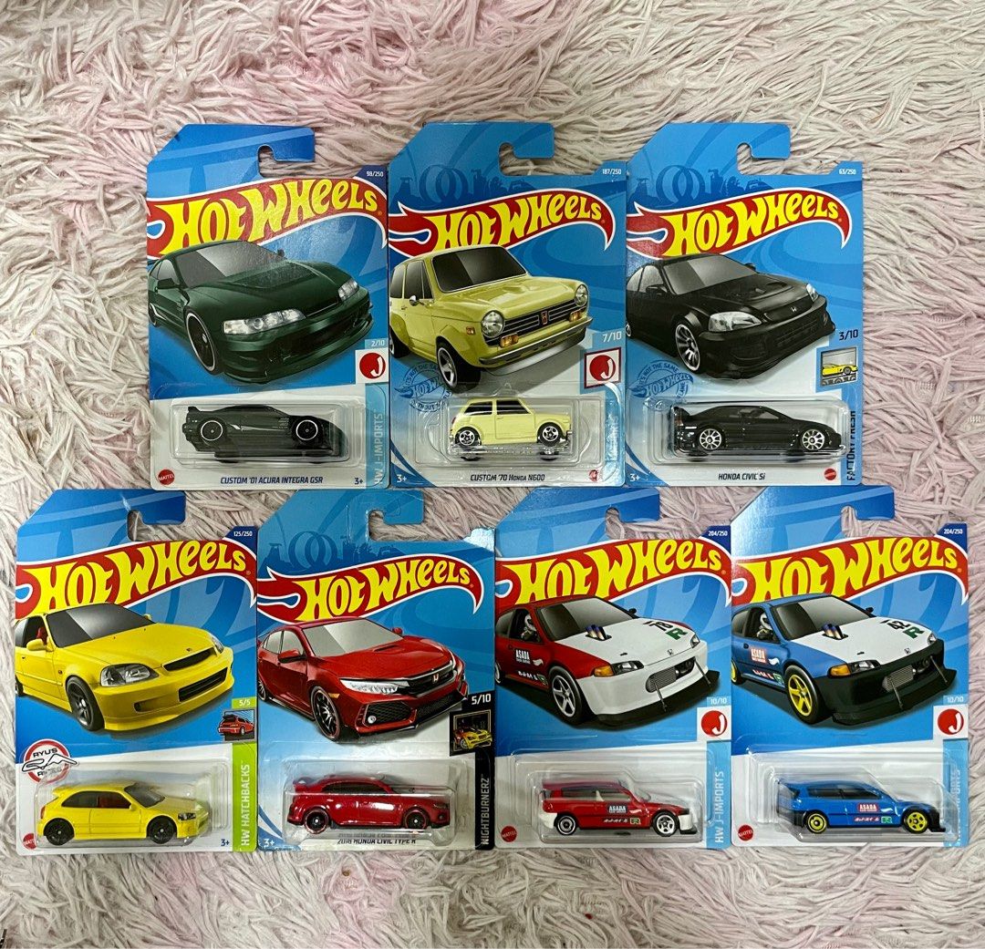 Honda Mainline Set Hot Wheels Hotwheels