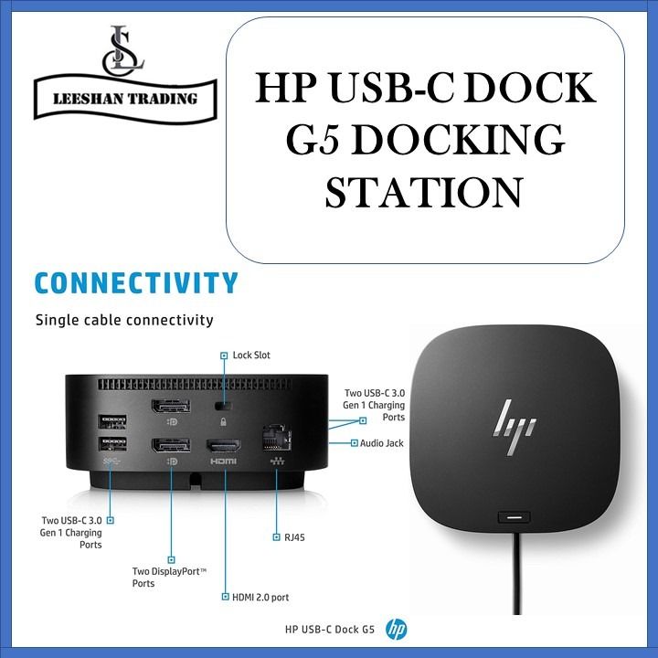 HP USB-C Dock G5 Essential Workspace Docking Station-compatible with ...