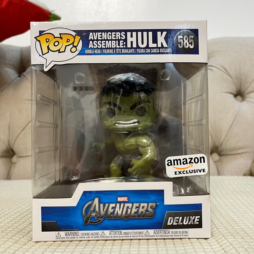 Hulk Avengers Assemble Amazon Deluxe Funko Pop, Hobbies & Toys, Toys