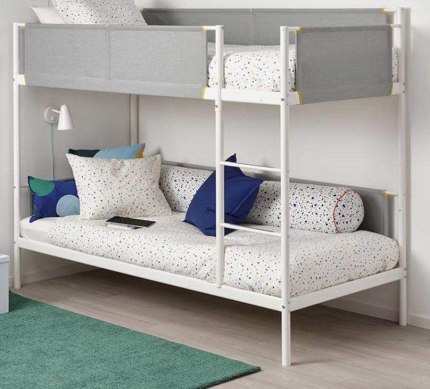 IKEA Bunks with mattresses., Furniture & Home Living, Furniture, Bed