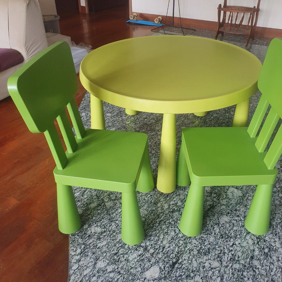 IKEA Kids Mammut Table and Chairs, Babies & Kids, Baby Nursery & Kids ...