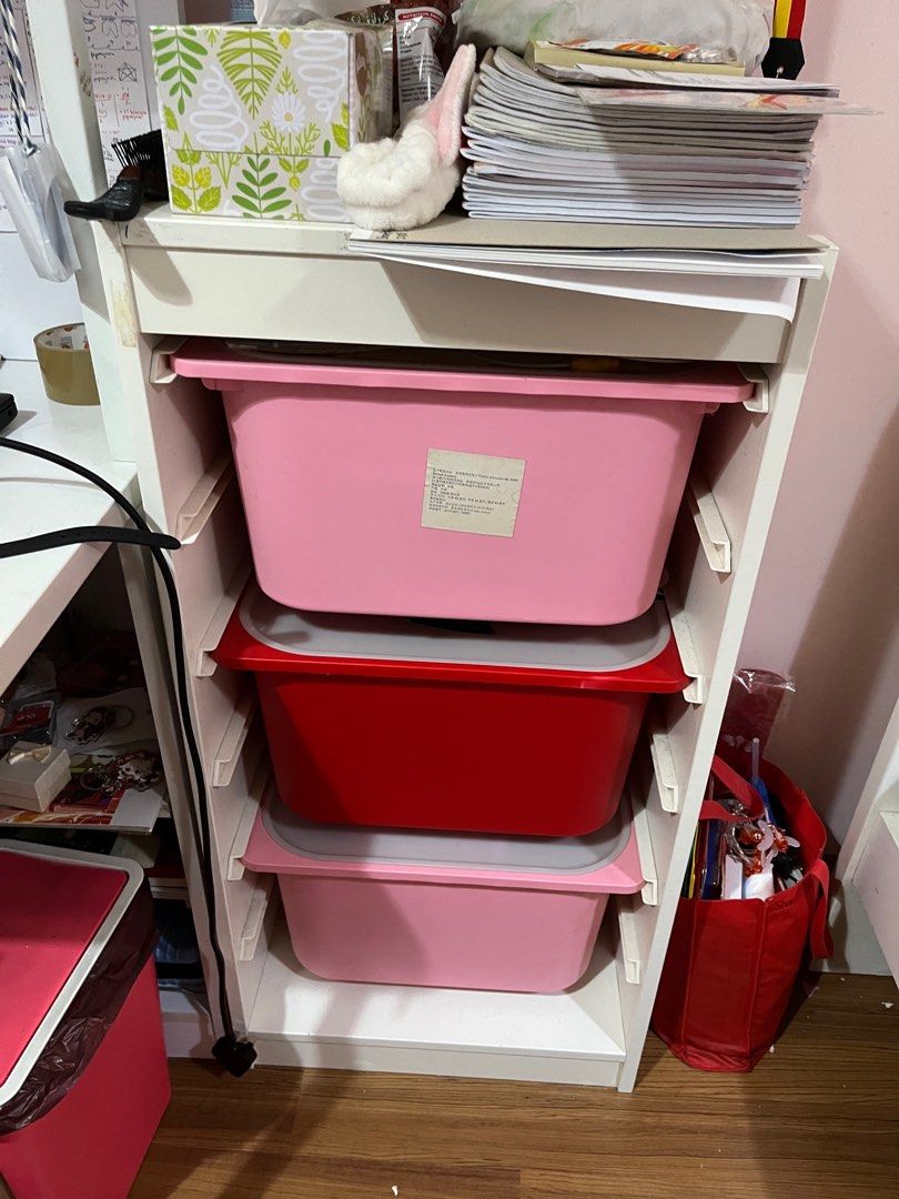 IKEA TROFAST toy storage drawers, Furniture & Home Living, Furniture