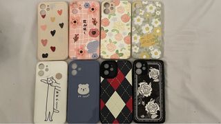 Iphone 12 mini case set (8 pieces)