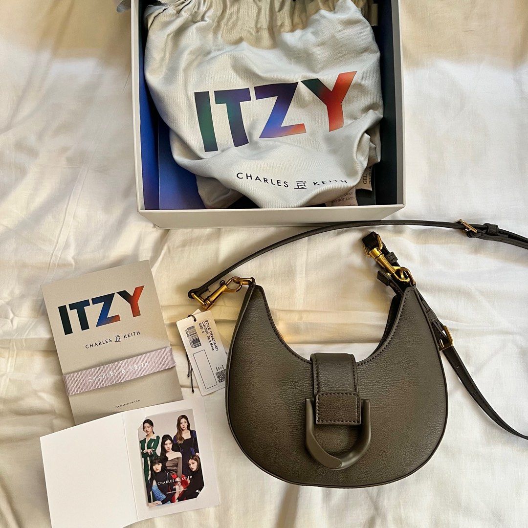 itzy x charles & keith bag, Women's Fashion, Bags & Wallets, Cross-body  Bags on Carousell